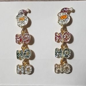 Santa HoHoHo Earrings
